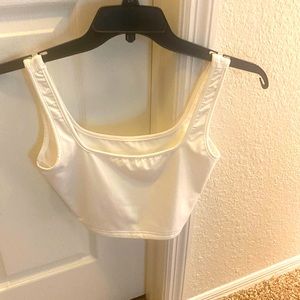 White Crop Top. Never Worn.